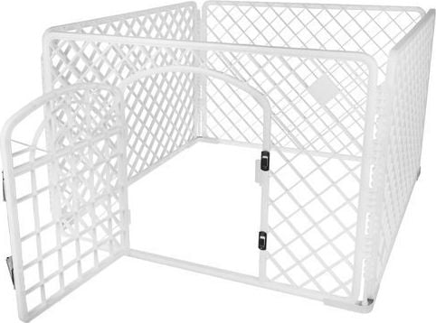 Iso Trade Gjerde For Hunder 90X90X60Cm Sort