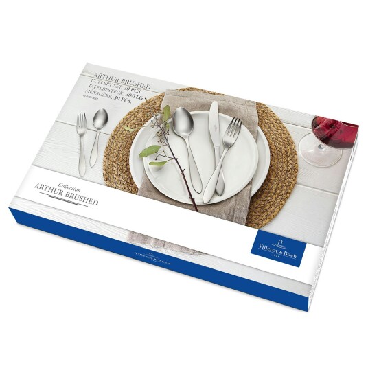 Villeroy & Boch Villeroy & Boch Arthur Brushed Bestikksett 30 Deler Villeroy & Boch Villeroy & Boch Arthur Brushed Bestikksett 30 Deler