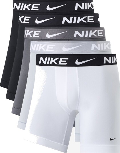 Nike Boxer Brief Long Boksershorts 5-pakning Grå for Herre Nike Boxer Brief Long Boksershorts 5-pakning Grå for Herre