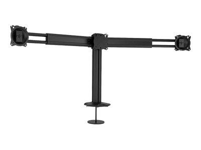 Chief Kontour Dual Display Desk Mount - For Displays up to 27" - Black monteringssett - for 3 LCD-skjermer - svart