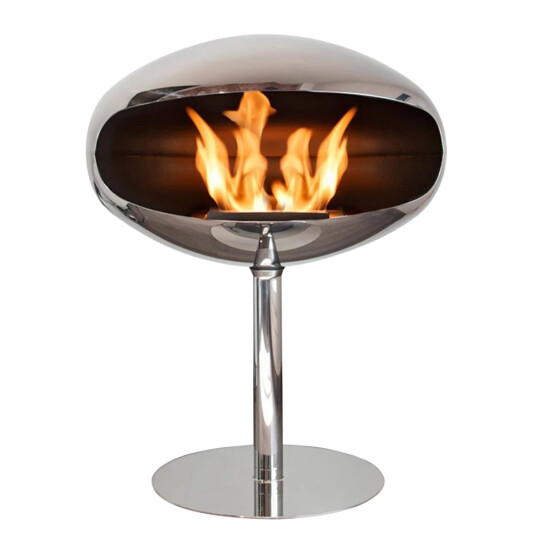 Cocoon Fires Cocoon Pedestal Polert Stål Polert stål