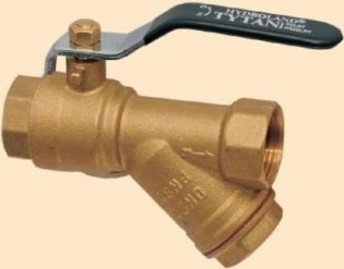 Hydroland Kuleventil Tytan 1" Med Filter Zkwf 25 Ww