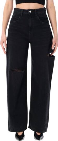 Icon Denim Dame Jeans Svart W28,