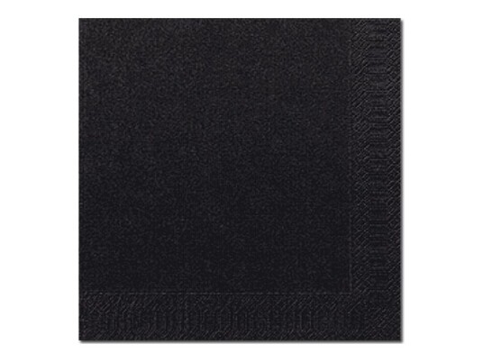 Duni Serviett Størrelse 33 X 33 Cm Avhendbar Svart En Pakke 125