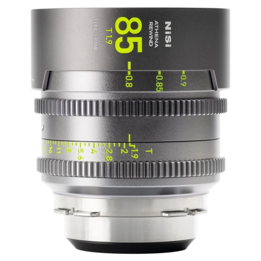 NiSi Athena Prime Rewind 85mm T1.9 Cine Lens. PL Mount