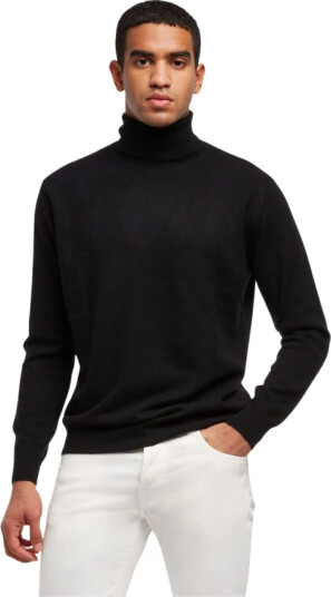 Brooks Brothers Herre Strikkevarer Svart XL,