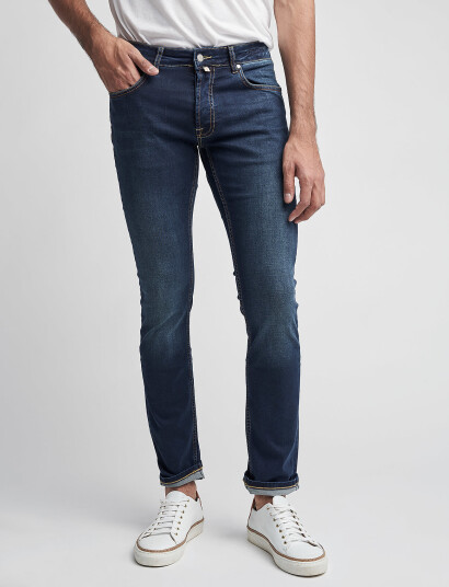 Morris Steve Satin Jeans - Blue - 29 x 32 Morris Steve Satin Jeans - Blue - 29 x 32