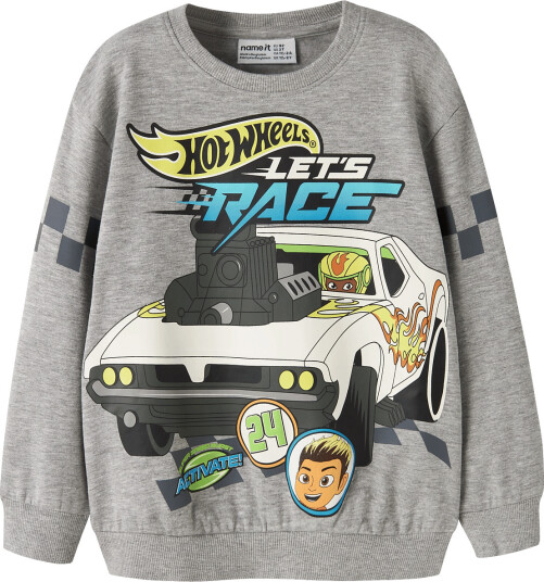Name It Nmmsloan Hotwheels Nreg Sweat Bru Mat Grey 98 Name It Nmmsloan Hotwheels Nreg Sweat Bru Mat Grey 98