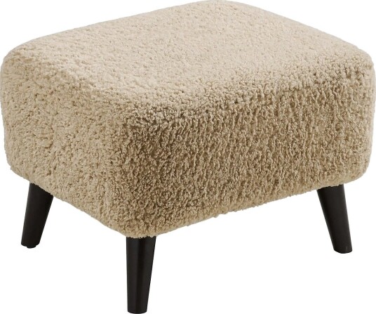 House Nordic Gudrun - Lounge Pouf, - LIGHT BROWN - 54X43XH39 cm