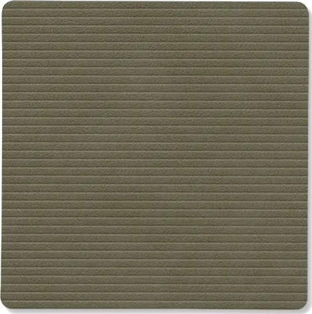 LIND DNA Corduroy glassunderlag square Army Green