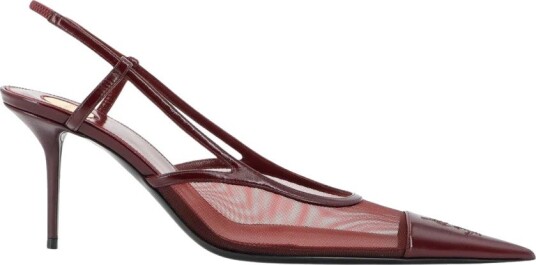 Saint Laurent Dame Sko Rød 37 1/2 EU,