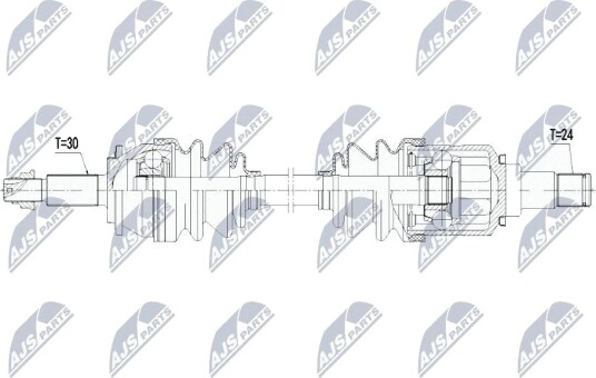 Nty Drivaksel NTY NPW TY 108 Nty Drivaksel NTY NPW TY 108