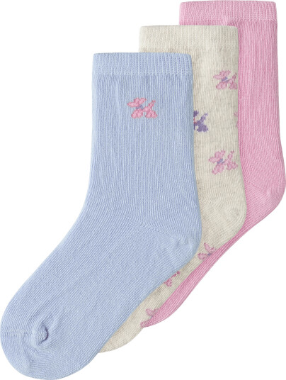 Name It Nmfnatuse 3P Sock Pink 22 24