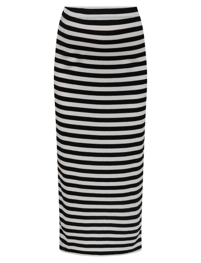 Only Maternity Olmnella Mid Calf Slit Skirt Jrs Black XL Only Maternity Olmnella Mid Calf Slit Skirt Jrs Black XL