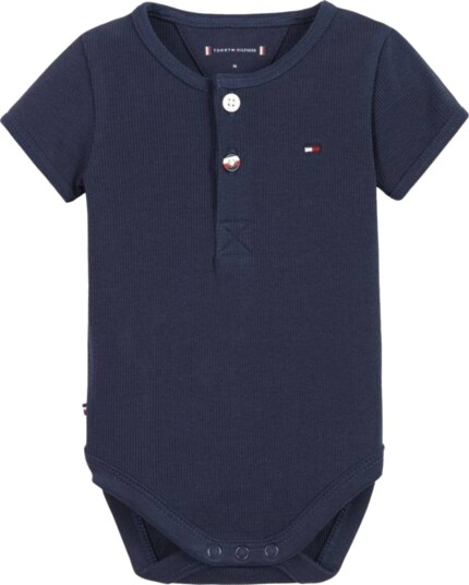 Tommy Hilfiger Baby Rib Body Twilight Navy (56 / 1 2 mnd)