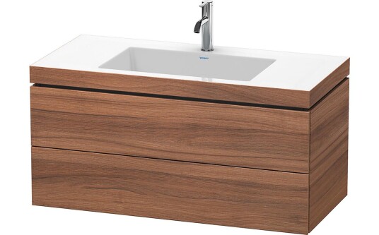 Duravit L-Cube Servantskap m/2 skuffer 1000x500x480 mm Natur Valnøtt