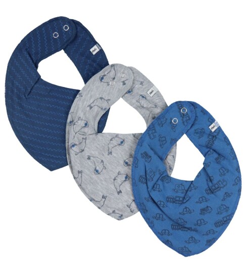pippi Bandana 3-pakning Vallarta blå
