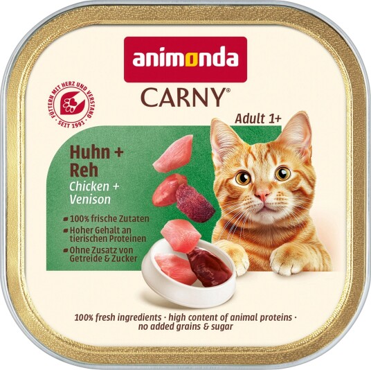 Animonda Carny Våtfôr Adult & Rådyr Kylling 32 X 85 G
