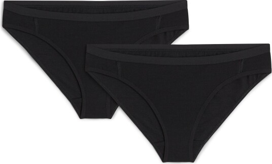Icebreaker Women"s Merino 150 Siren Bikini 2 Pack Black XS