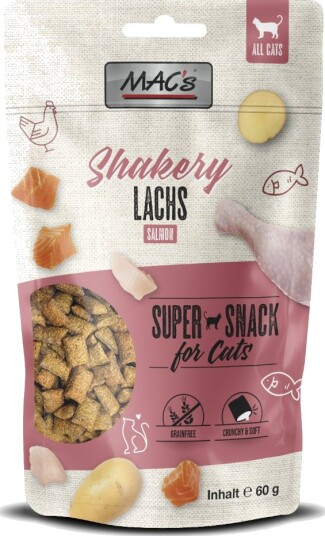 Mac'S Cat Shakery Snack Laks 60 G