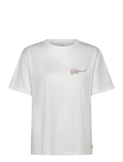 Rip Curl Poolside Relaxed Tee   White   XL