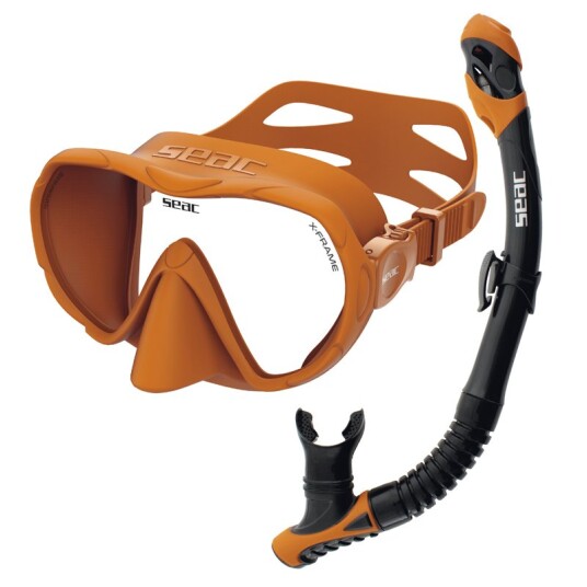Seac Snorkelsett X-Frame Combo Orange