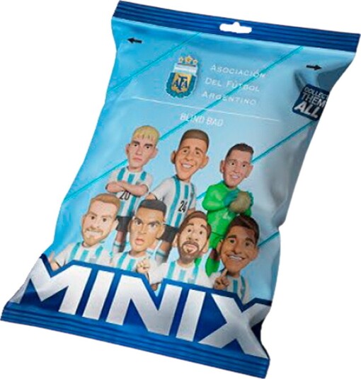 Minix Figur - Blindrygg World Cup - Argentina - Minix - OneSize - Lekefigur Blå Lyseblå