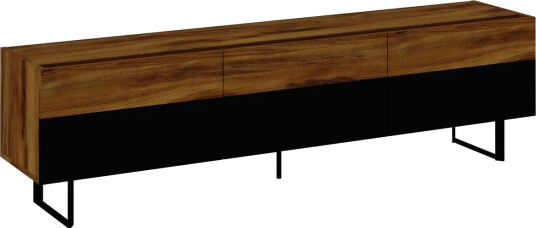 Sign TV-benk 180 cm - Svart/Eik Sign TV-benk 180 cm - Svart/Eik