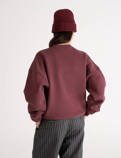 Prohibited Legacy Crew Neck - Burgundy - L Prohibited Legacy Crew Neck - Burgundy - L