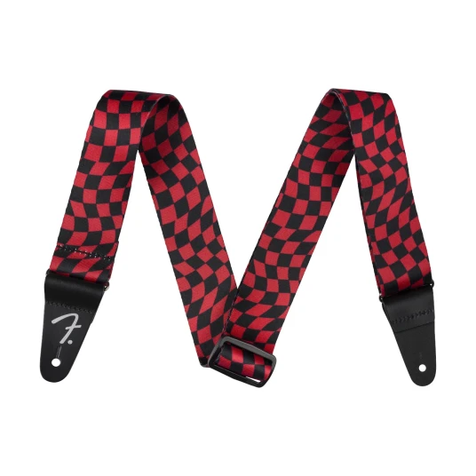 Fender Wavy Checkerboard Reim Red Polyester Fender Wavy Checkerboard Reim Red Polyester