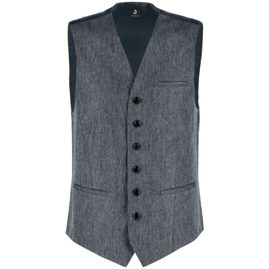 JOBELINE Vest herre Charles; Størrelse 54; Gråblå