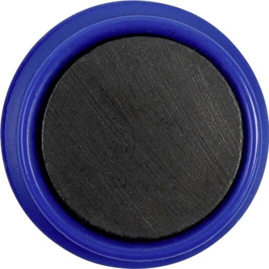 Magnetoplan Magnet Basic Serie Ø 32 Mm Rund Blå 10 Stk 1863203