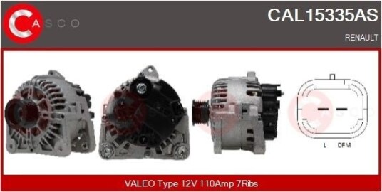 CASCO CAL15335AS Dynamo CASCO CAL15335AS Dynamo