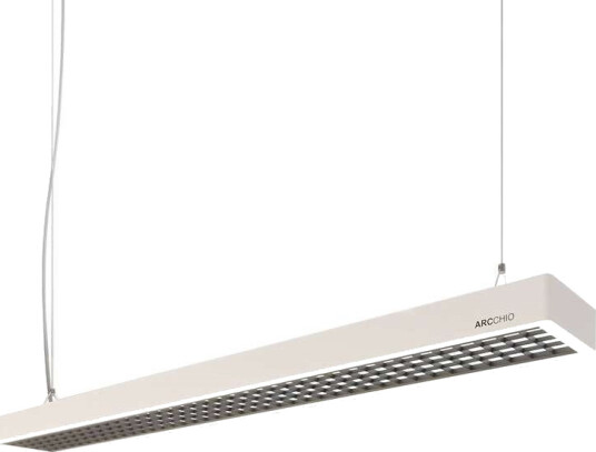 Arcchio LED-hengelampe til kontor Susi, DALI dimbar, hvit