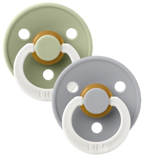 Bibs 2 Pack Latex Smokker Sage Night/cloud Night