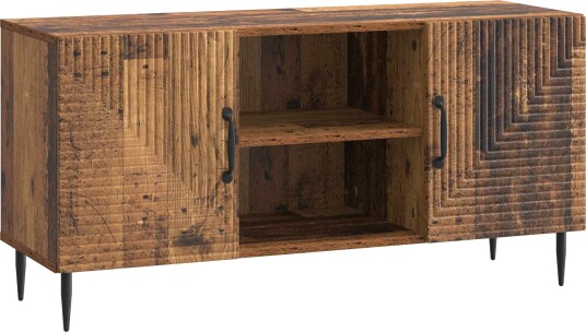 TV skap Gammelt tre 102 x 34,5 x 50 cm Konstruert tre TV skap Gammelt tre 102 x 34,5 x 50 cm Konstruert tre