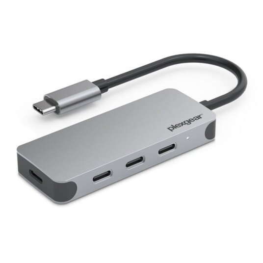Plexgear USB-C-hub 4-veis Plexgear USB-C-hub 4-veis
