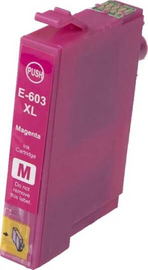 Blekkpatron til Epson-skrivere 603XL magenta / kompatibel patron / 14 ml / C13T03A34010