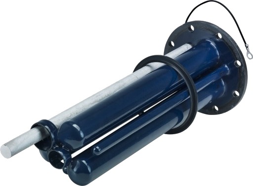Metro Therm Flensrør med Anode og Pakning 49 mm til Hydraulikk