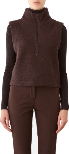 We Norwegians Alta vest XS brun dame