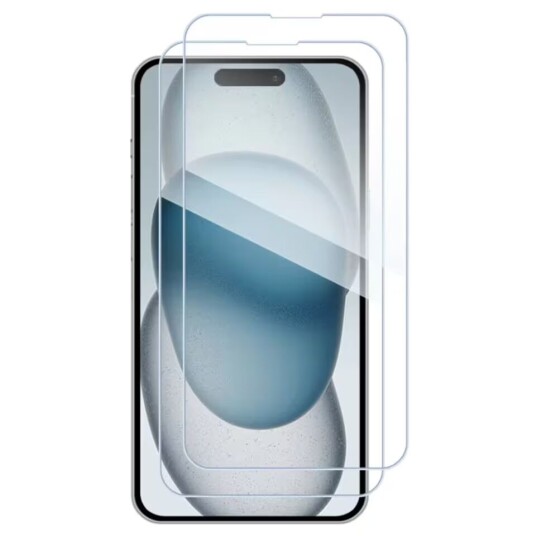 2-Pakning iPhone 16 Plus Skjermbeskytter i Herdet Glass 2-Pakning iPhone 16 Plus Skjermbeskytter i Herdet Glass