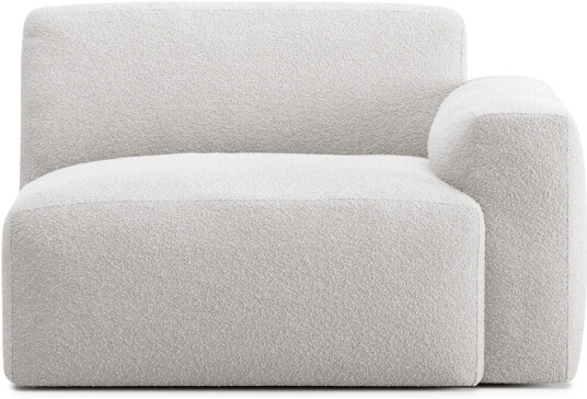 No Ga - Brick Right Module Ascot White 00 Sofaer Hvit Ned/metall/tre/tekstilmateriale