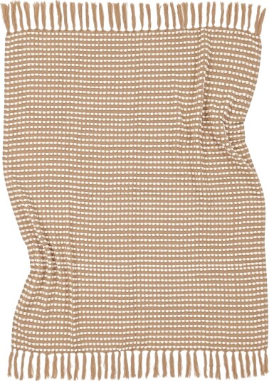 Pledd Quebec Blanket beige Størrelse: 130 x 170 cm Pledd Quebec Blanket beige Størrelse: 130 x 170 cm