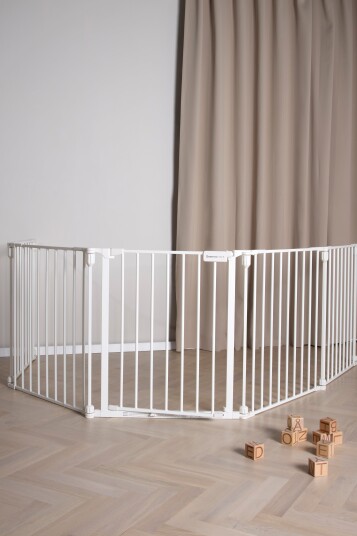 Beemoo SAFE Protect Skrugrind/romdeler 5 Paneler White Beemoo SAFE Protect Skrugrind/romdeler 5 Paneler White