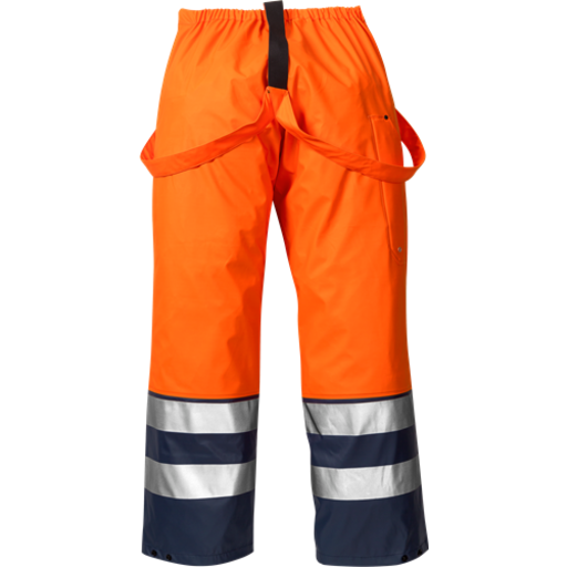 Fristads Regnbyxa 2625 Rs, Klass 2 Varsel Orange/marinblå L