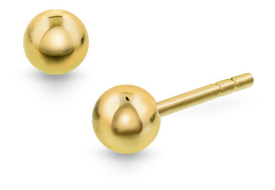 Pan Jewelry, Øredobber i 585 gult gull kule Pan Jewelry, Øredobber i 585 gult gull kule