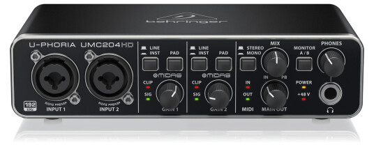 Behringer Umc204hd Behringer Umc204hd