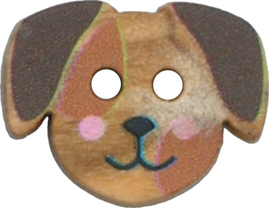 Villy Jensen Treknapp med Hund 15 mm 18673-15-0002