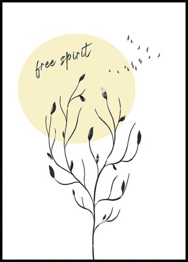 Free spirit Nature Plakat Plakat / 50x70cm
