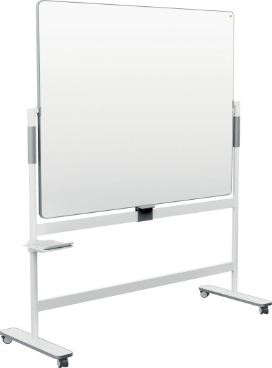 Nobo Move & Meet Mobile Vendbar Whiteboard 150X120cm, 1500 X 1200 Mm, Stål, Bærbar, Magnetisk